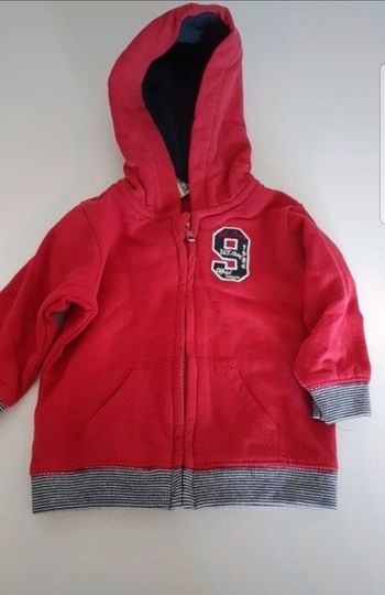 Veste tape a l oeil 9 mois rouge