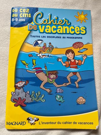Cahier de vacances CE2 CM1