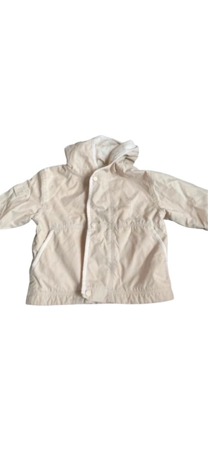 Veste imperméable blanche