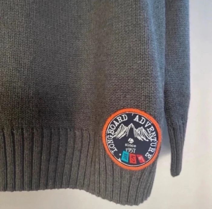 Pull col camionneur taille 16 ans de marque Longboard 16 ans Neuf - photo numéro 2
