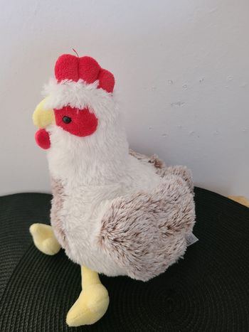 Gipsy - - Peluche - Poule - Blanc/Gris Sonore -