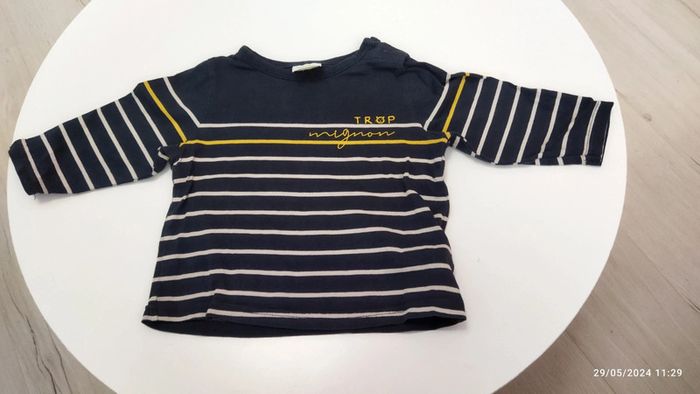 Ensemble garçon tape a l'oeil 6 mois - photo numéro 2