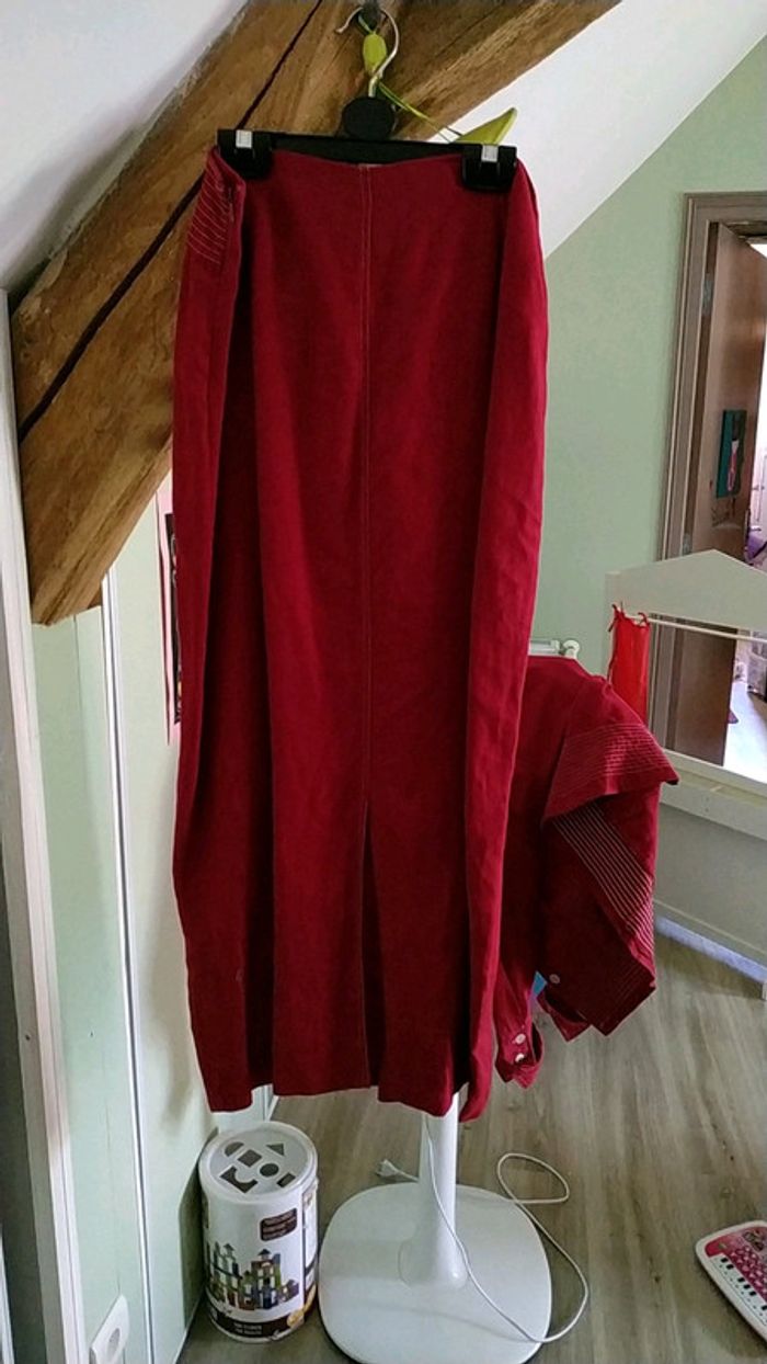Ensemble veste et jupe longue fendue comme neuf - photo numéro 6