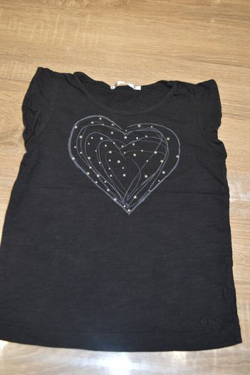 Tee shirt manches courtes DDP 8 ans noir