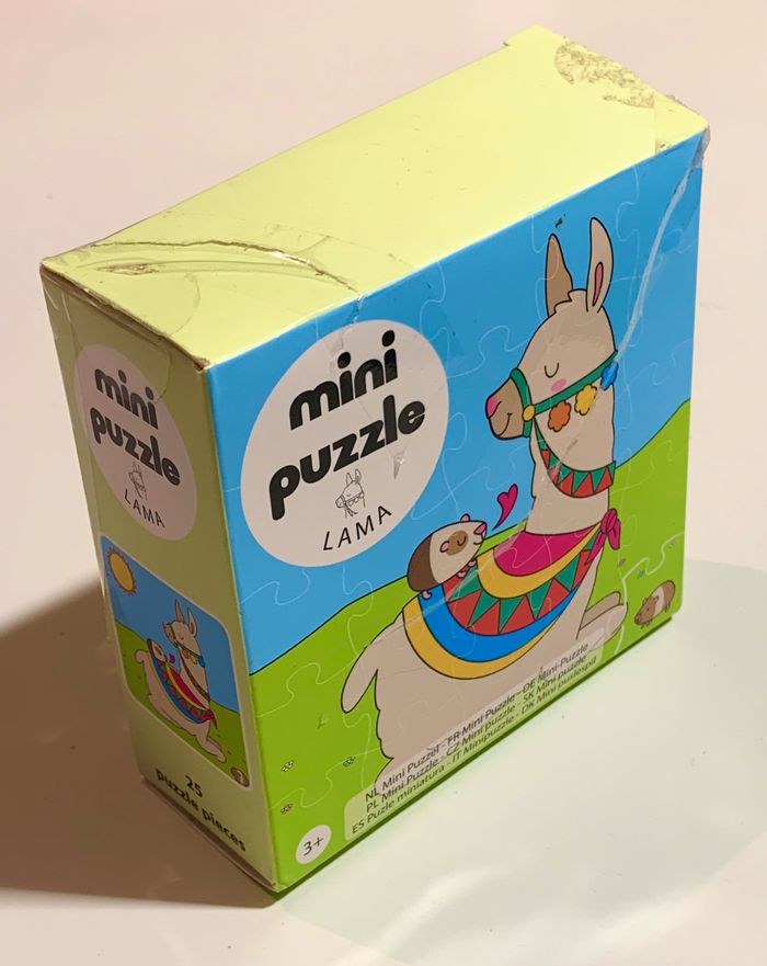 Lot 2 puzzles, lama et coloriage, complets - photo numéro 2