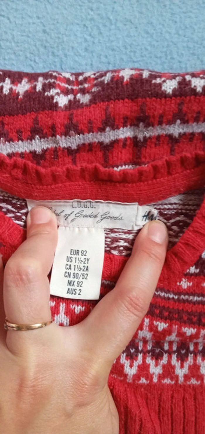 Robe en laine H&M taille 92 cm - photo numéro 3