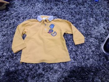 T-shirt manches longues Polo garçon 2 ans