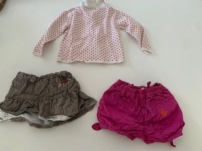 Lot 3 pièces fille été 18 mois - photo numéro 2