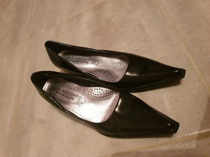 Chaussure noir vernis