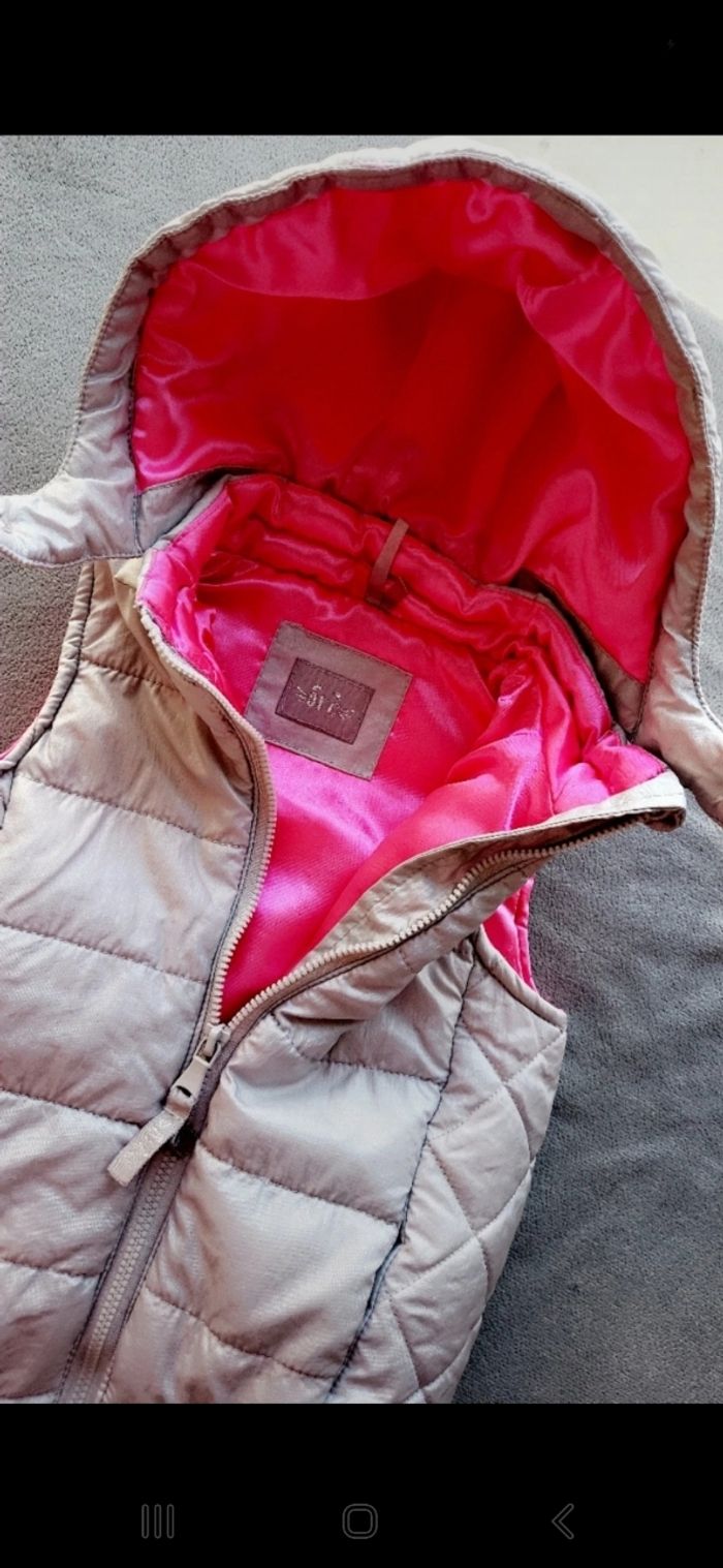 Doudoune sans manches bébé fille 9/12mois - photo numéro 2