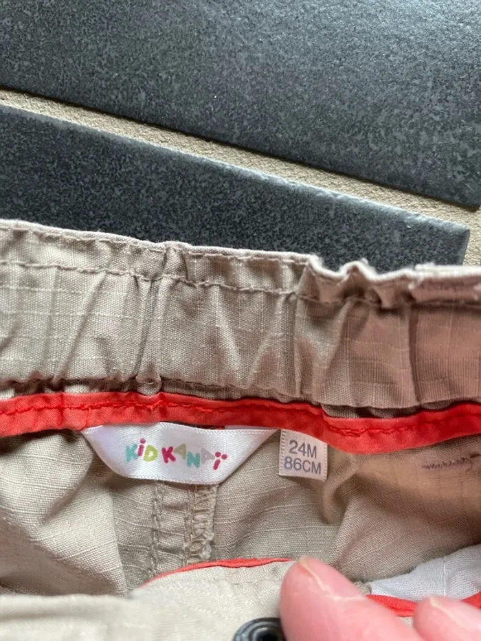 Lot 4 pantalons gris kaki beige bleu - photo numéro 16