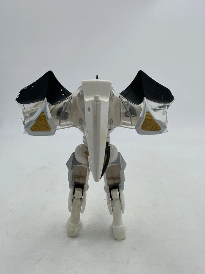 Figurine articulée Power Rangers Dino Thunder White Ranger Transforming Zord 7 pouce 2003 - photo numéro 2
