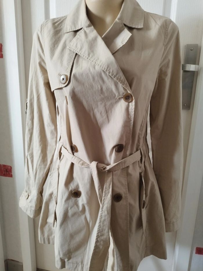 Trench crème gap taille 40 - photo numéro 2