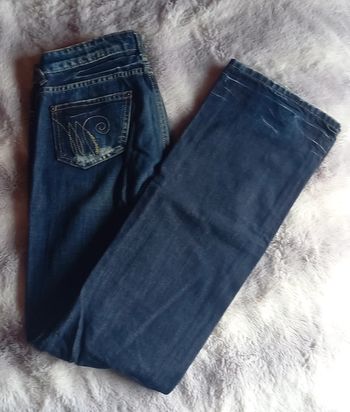 Jeans évasé taille basse