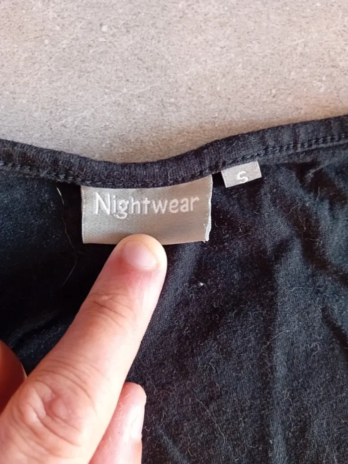 Débardeur noir Taille S de chez Nightwear - photo numéro 2