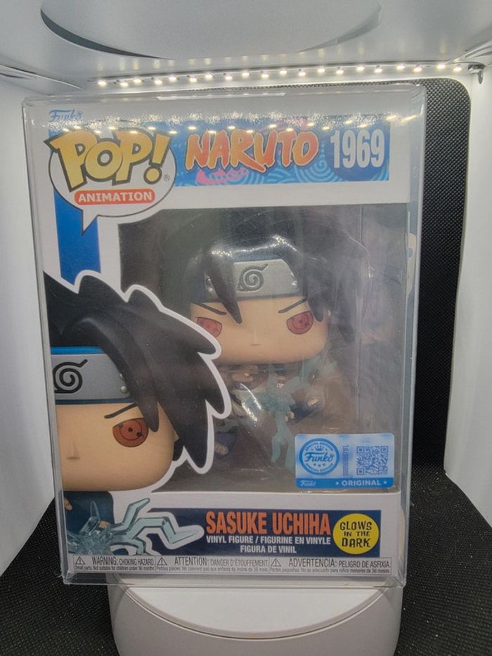 Pop Sasuke Gitd Chidori Naruto + Protector