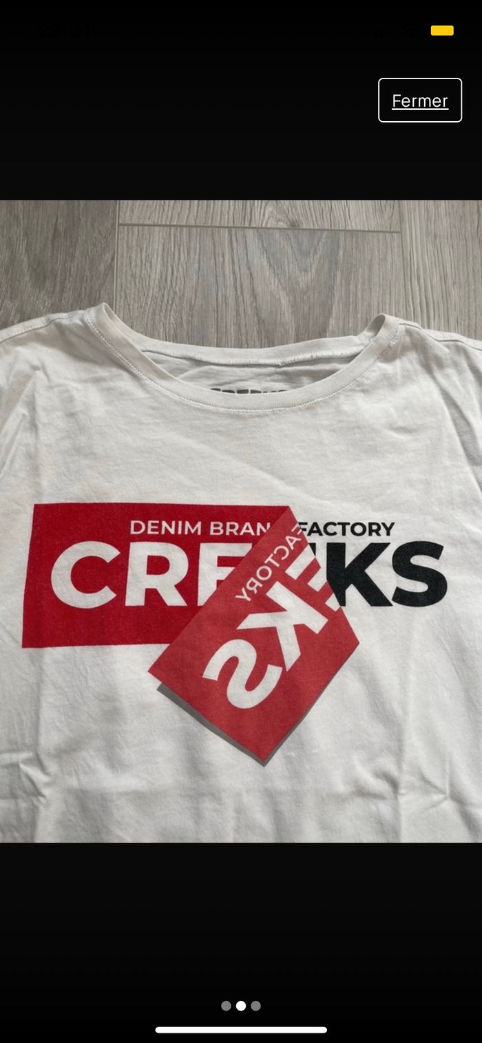 Teeshirt Creeks 14 ans - photo numéro 2