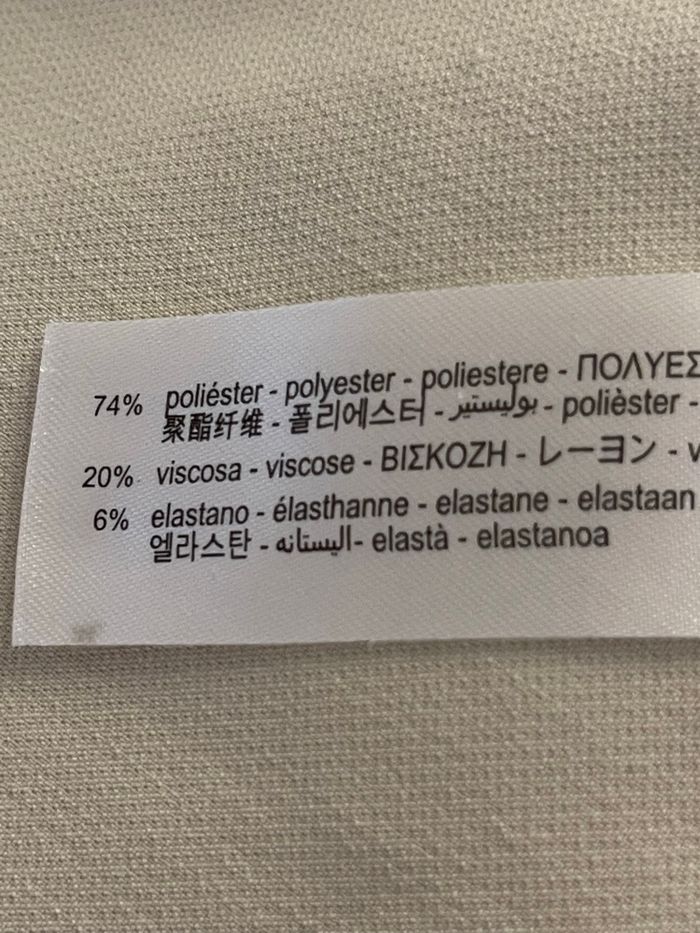 Pantalon tailleur beige - photo numéro 7