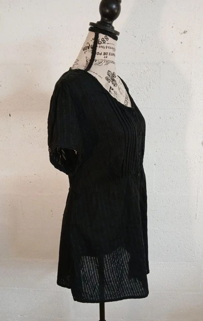 🖤 Blouse noire longue M&S – Taille 46 – Bon état - photo numéro 5