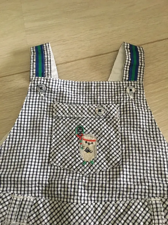 Ensemble salopette + polo sergent major 9 mois - photo numéro 5