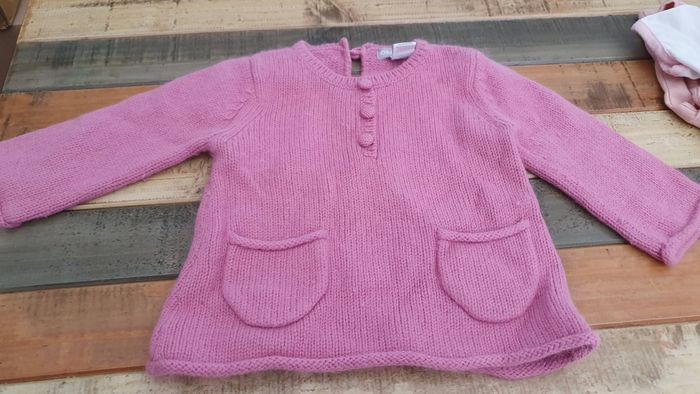 Pull rose 9mois