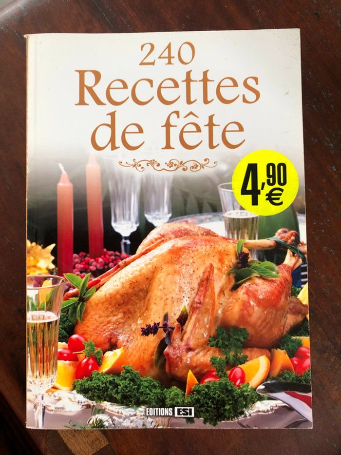 Livre de 240 recettes de fête