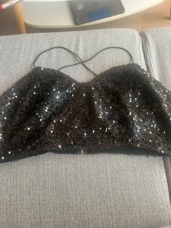 Crop top à paillettes shein taille 2XL