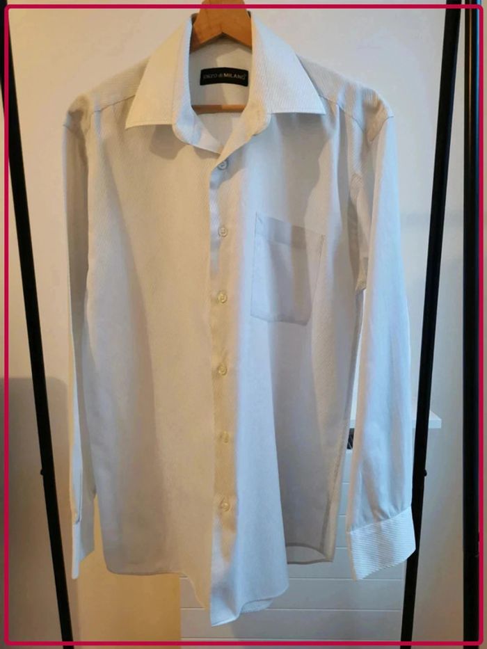 Chemise blanche homme