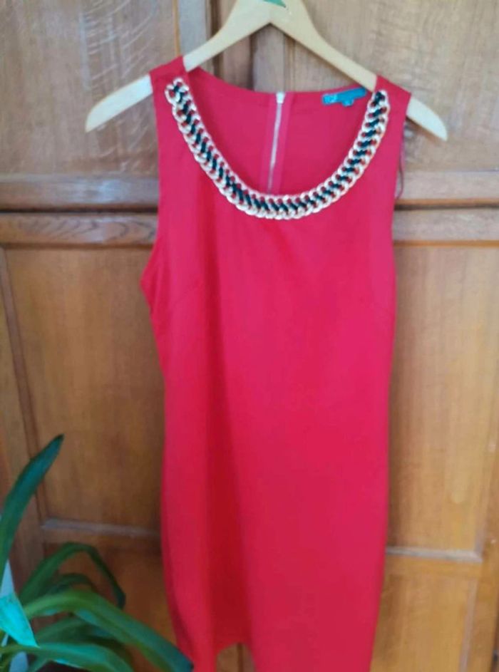 Robe hiver dos nu rouge neuve i. Code Y2k - photo numéro 2