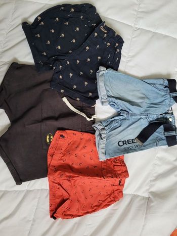 Lot shorts pantacourt