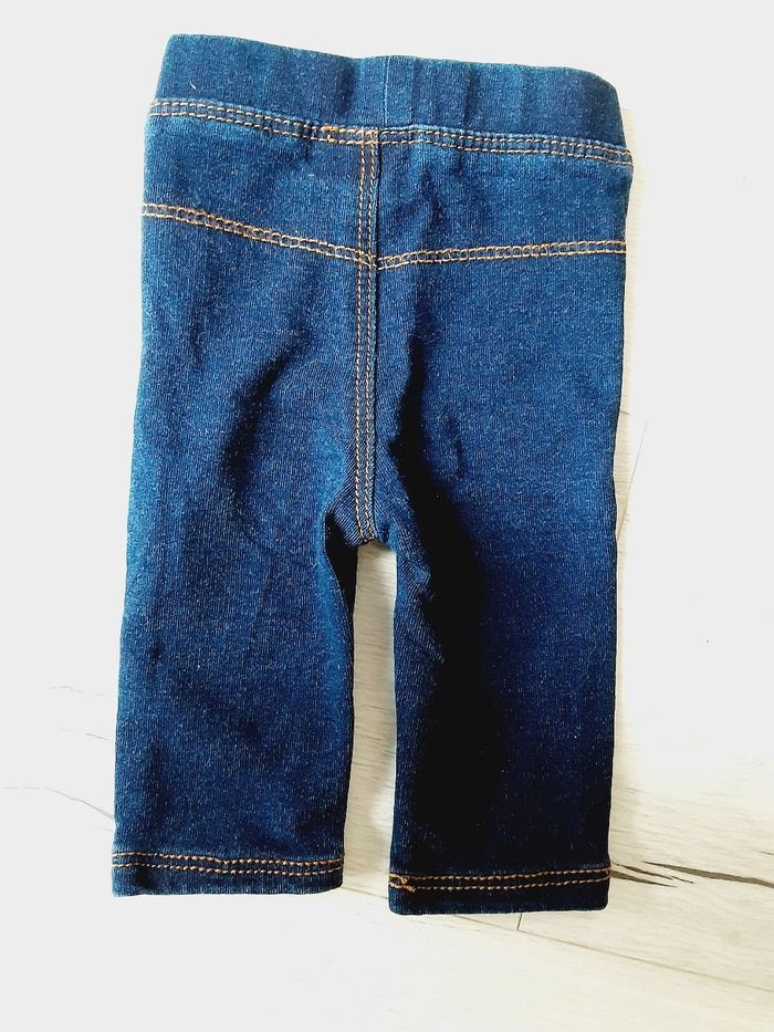 Vêtement bébé mixte garçon fille pantalon talon type jean élastique 3 mois Neuf - photo numéro 2