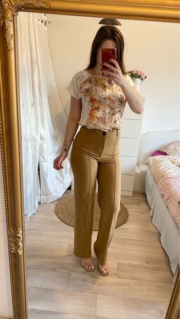 Haut léger fleurie manche courte