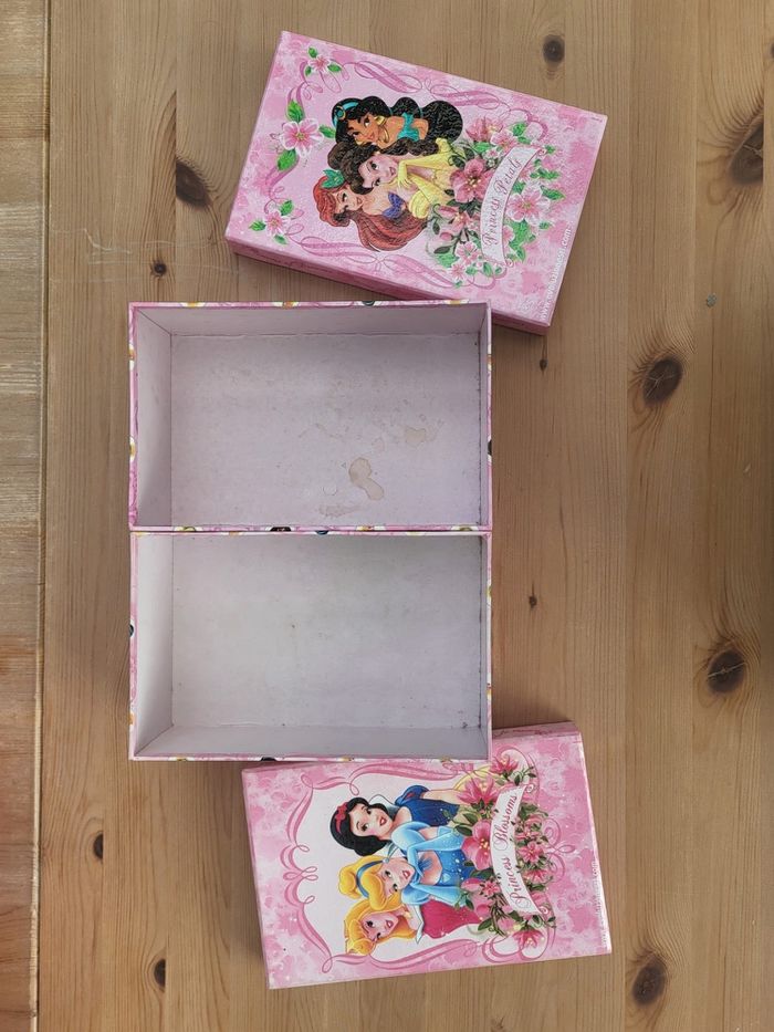 Lot boites de rangement Princesses Disney - photo numéro 9