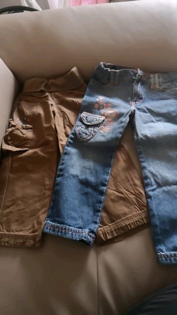 Pantalon brun doublé Verbaudet