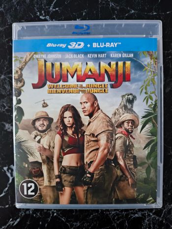 Jumanji : Bienvenue dans la Jungle 3D en Blu-ray