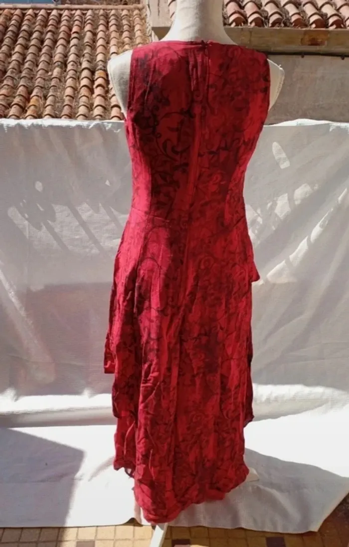 Robe rouge Zapa, taille T40 - photo numéro 2