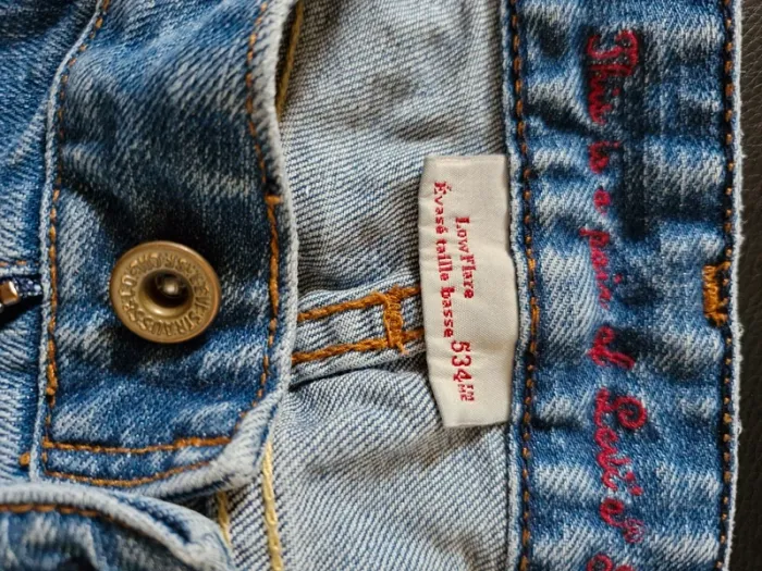 Jean levi's 534 bleu femme - photo numéro 4