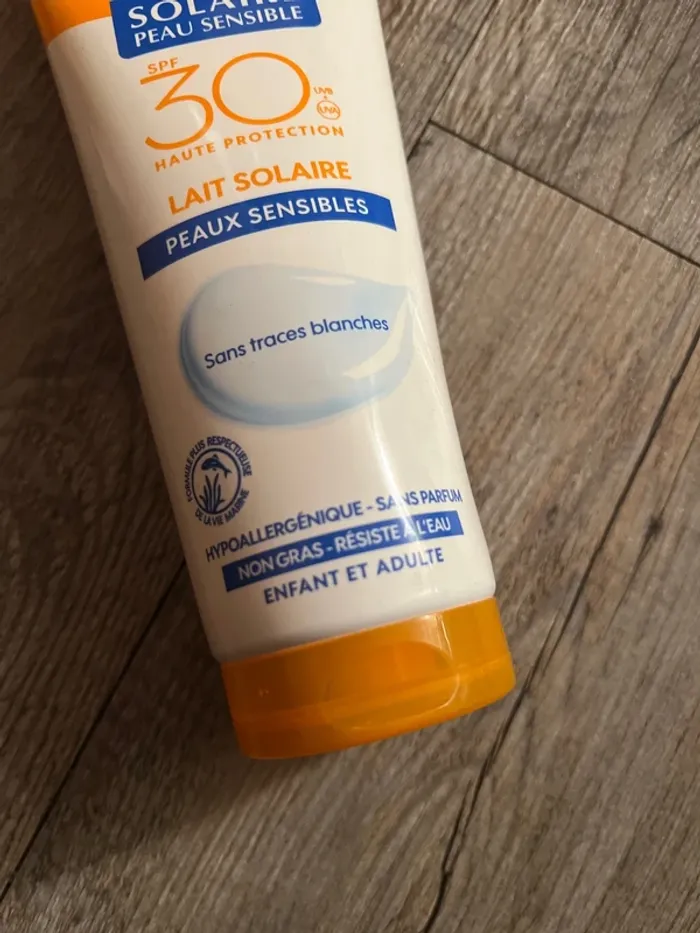 Mixa - lait crème solaire peaux sensibles 30 - photo numéro 3