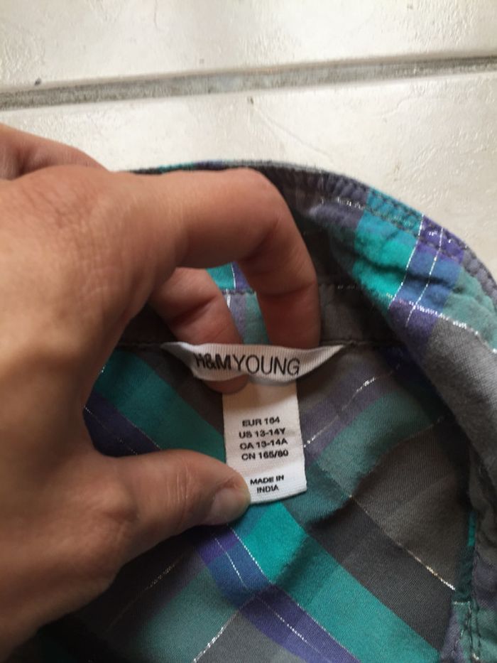 Chemise H&M 13/14 Ans - photo numéro 2