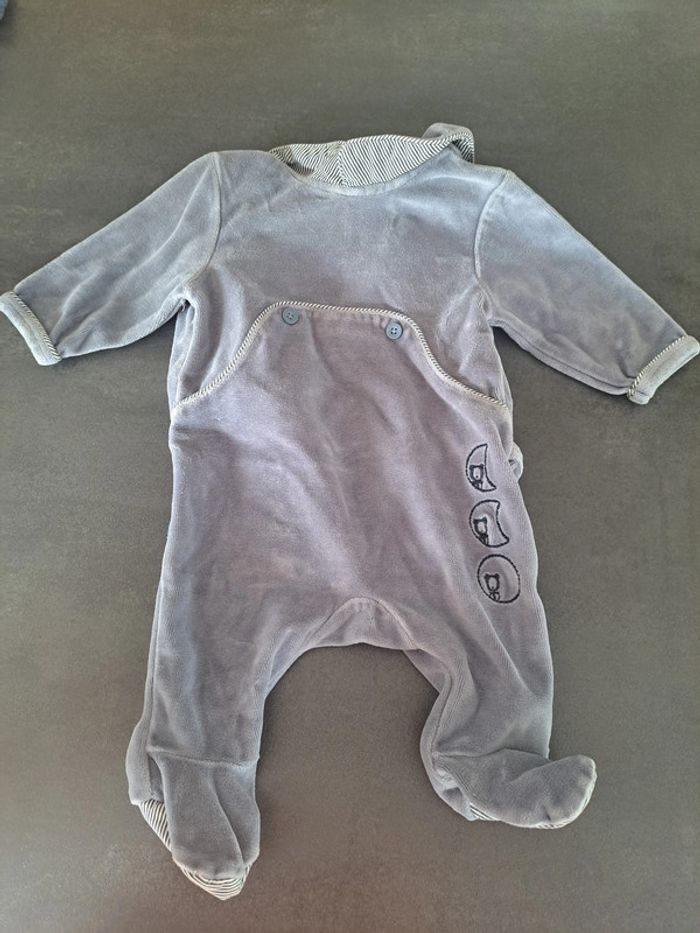 pyjama bleu obaibi 1 mois