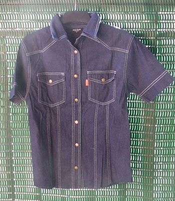 Chemis en jean manches courtes