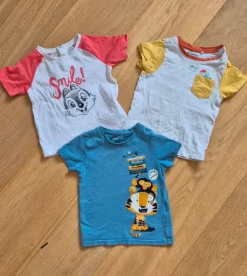 Lot de 3 t shirt à manche courte