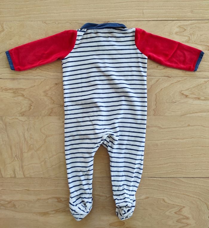 Pyjama une pièce velours Sergent Major - photo numéro 2