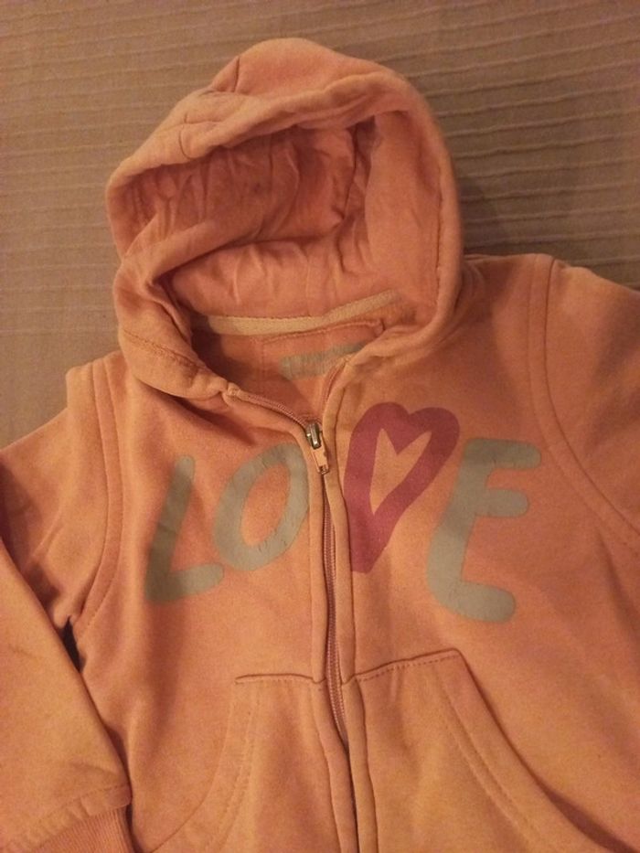 Ensemble survêtement tenue ou pyjama chaud love 24-36 mois - photo numéro 6