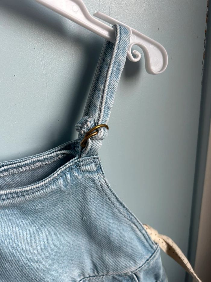 Salopette robe en jean, 9 mois - photo numéro 7