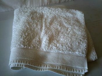 Drap de bain blanc