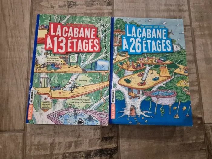 Lot de 2 romans la cabane à 13 et 26 étages