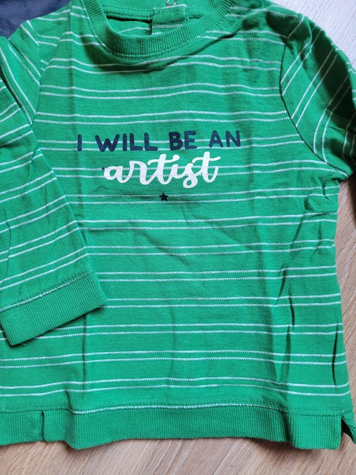Lot de 2 tee-shirt ML - photo numéro 3