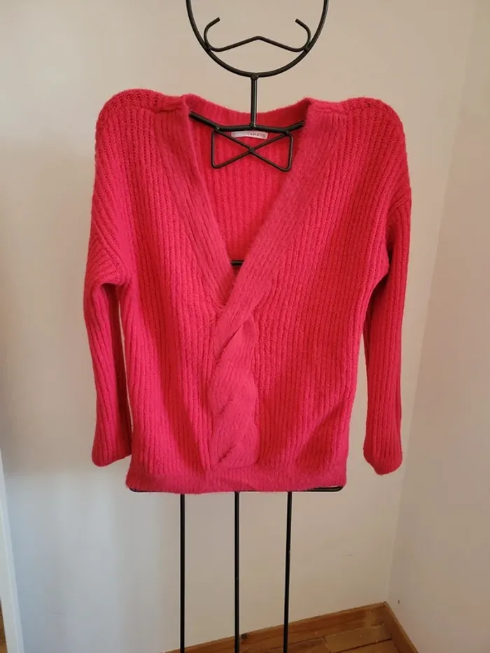 Pull rose femme