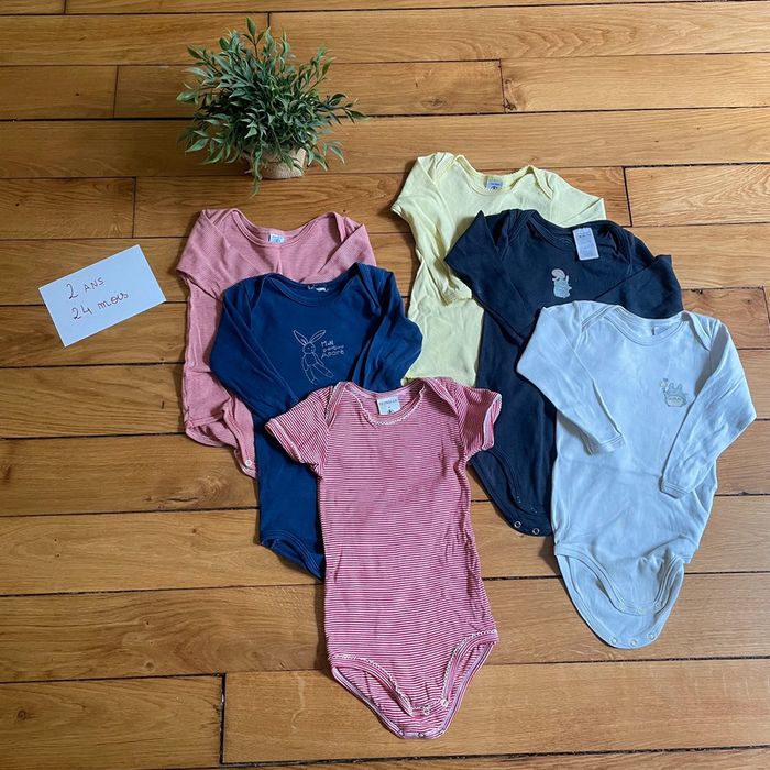 Lot de body Petit Bateau 2 ans / 24 mois